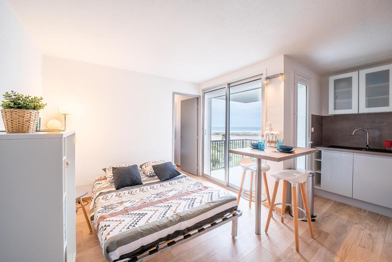 Le Bleu Soleil - Bel Appt Pour 4 Vue Mer Le Barcarès Extérieur photo